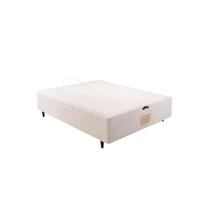 Cama Baú Casal Herval MH 1800, Branco, 138 cm