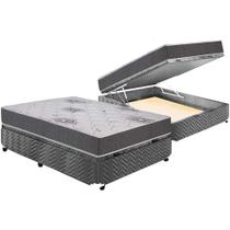 Cama Baú+Colchão Polar D33 Pérola Premium Fort 138x188 - Colchões Polar Cama Baú+Colchão Polar D33 Pérola Premium Fort 138x188 - Colchões Polar