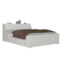 Cama Baú de Casal Padrão com 4 gavetas 1251 Carvalho Claro Cama Baú de Casal Padrão com 4 gavetas 1251 Carvalho Claro