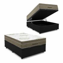 Cama Bau e Colchão Gold Ultra Gel Ortobom Molas Ensacadas Casal 138 Cama Bau e Colchão Gold Ultra Gel Ortobom Molas Ensacadas Casal 138
