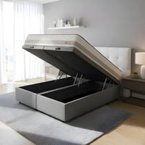 Cama Bau E Colchão Queen Herval Tower Dupla Face Maxspring