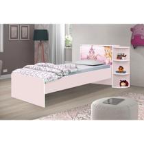 Cama Baú Infantil Liz Princesa Rosa