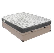 Cama Baú Ortobom Víuvo ISO100 Bege D33 Conforto Firme