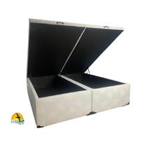 Cama baú queen size 1,58 x 1,98 c/ 30cm de profundidade