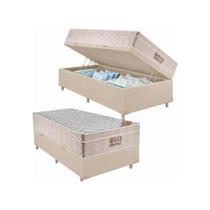 Cama Baú Solteiro E Colchão Airtech Molas Pocket Ortobom Cama Baú Solteiro E Colchão Airtech Molas Pocket Ortobom
