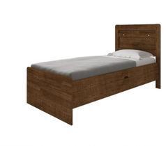 Cama bau solteiro framar larissa mdf/mdp