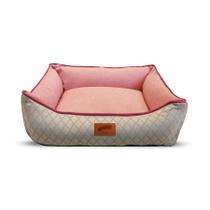 Cama Baw Waw Sonho Chique Rosa para Cães e Gatos - Tamanho M