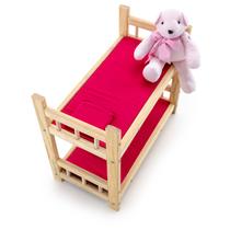 Cama Beliche de Madeira para Bonecas Brinquedo Criativo Cama Beliche de Madeira para Bonecas Brinquedo Criativo