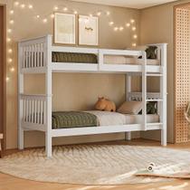 Cama Beliche De Solteiro Dupla Suspensa Em Madeira Woodstore Cama Beliche De Solteiro Dupla Suspensa Em Madeira Woodstore