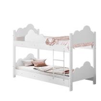 Cama Beliche Infantil Nuvem Branco Marina Divaloto