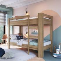 Cama Beliche Infantil Slim Com Escada Lateral Av 195,8 cm Cama Beliche Infantil Slim Com Escada Lateral Av 195,8 cm