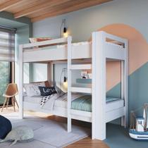 Cama Beliche Infantil Slim Com Escada Lateral Br 195,8 cm Cama Beliche Infantil Slim Com Escada Lateral Br 195,8 cm