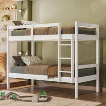 Cama Beliche Solteiro Madeira Maciça Com Grade Proteção Reforçado Woodstore Cama Beliche Solteiro Madeira Maciça Com Grade Proteção Reforçado Woodstore