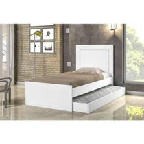 Cama Bibox Luara Branco Cama Bibox Luara Branco