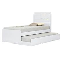 Cama Bibox Luiza Solteiro Branco Vitamov