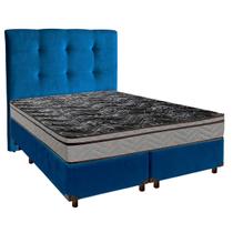 Cama + Blindado e Colchão D28 Casal - Conforto Paropas Cama + Blindado e Colchão D28 Casal - Conforto Paropas