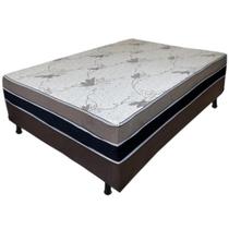 Cama Box Absolut Casal Ortopédica 138x188x32cm Bio Flex Cor Marrom