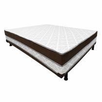 Cama Box Absolut Ortobello Casal Ortopédica 138x188x47cm Cor Marrom
