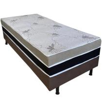Cama Box Absolut Solteiro Ortopédica 88x188x32cm Bio Flex Cor Marrom