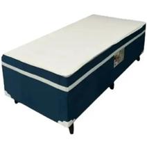 Cama Box Alto Nivel Solteiro com Molas Ensacadas 88x188x60cm