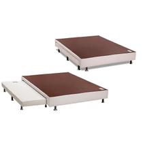 Cama Box Base c/Auxiliar Casal Revolution Courano White (138x188) - Ortobom
