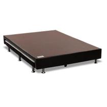 Cama Box Base c/Auxiliar Universal Casal Revolution Courano Nero Black (138x188) - Ortobom