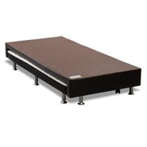 Cama Box Base c/Auxiliar Universal Solteiro Revolution Courano Nero Black (88x188) - Ortobom