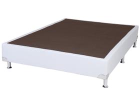 Cama Box Base Casal Americana Courano White (138x188x23) - Ortobom