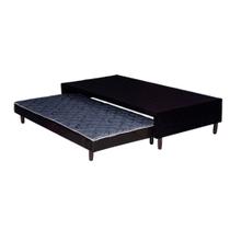 Cama Box Base Casal Com Auxiliar Semi Ortopedica material sintético