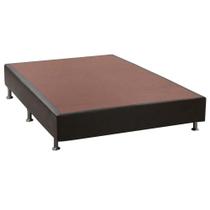 Cama Box Base Casal Courano Black (138x188x24) - Luckspuma