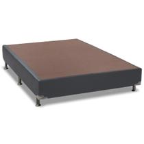 Cama Box Base Casal Universal Courano Gray (138x188x20) - Ortobom