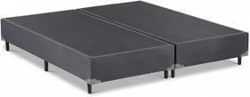 Cama Box Base King Bipartida 193x203 cm Suede Cama Box Base King Bipartida 193x203 cm Suede
