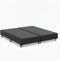Cama Box Base king Bipartido 193x203 material sintético Cama Box Base king Bipartido 193x203 material sintético
