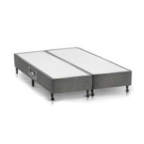 Cama Box Base King Lux Chenille Gray (193x203x23) - Castor Cama Box Base King Lux Chenille Gray (193x203x23) - Castor
