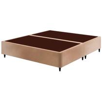 Cama Box Base King Ortobom Sommier Linho Clean 193x203x23