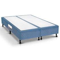 Cama Box Base King Poli Tecido Blue (193x203x23) - Castor Cama Box Base King Poli Tecido Blue (193x203x23) - Castor