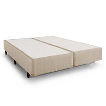 Cama Box Base King Triumph Bordado White (193x203x20) - Herval