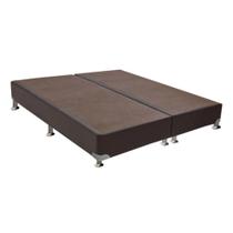 Cama Box Base King Universal Courano Brown (193x203x20) - Ortobom