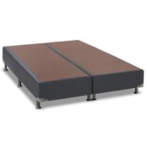 Cama Box Base King Universal Courano Gray (193x203x20) - Ortobom