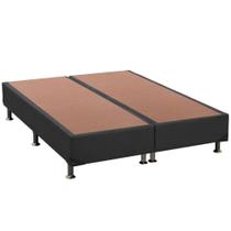 Cama Box Base King Universal Suede Gray (193x203x20) - Ortobom