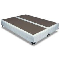 Cama Box Base King Universal Tecido White (193x203x25) - Probel Cama Box Base King Universal Tecido White (193x203x25) - Probel