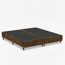 Cama Box Base Queen Bipartido 158x198 Suede Cama Box Base Queen Bipartido 158x198 Suede