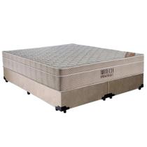 Cama Box Base Queen Bipartido Molas Ensacadas Airtech SpringPocket 158x198 Bege - Ortobom