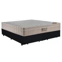 Cama Box Base Queen Bipartido Molas Ensacadas Airtech SpringPocket 158x198 Preto - Ortobom Cama Box Base Queen Bipartido Molas Ensacadas Airtech SpringPocket 158x198 Preto - Ortobom