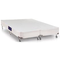 Cama Box Base Queen Gold Star Vitagel White (158x198x23) - Castor