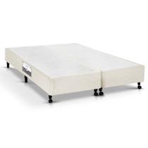 Cama Box Base Queen Poli Tecido Clean (158x198x23) - Castor