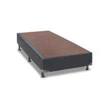 Cama Box Base Solteiro Americana Courano Gray (78x188x23) - Ortobom