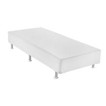 Cama Box Base Solteiro Americana Courano White (78x188x23) - Ortobom