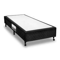 Cama Box Base Solteiro Poli Tecido Black (88x188x23) - Castor Cama Box Base Solteiro Poli Tecido Black (88x188x23) - Castor