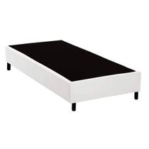 Cama Box Base Solteiro Universal Courano White (96x203x20) - Costa Rica